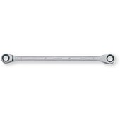 Double ring ratchet spanner 21x22 mm XXL